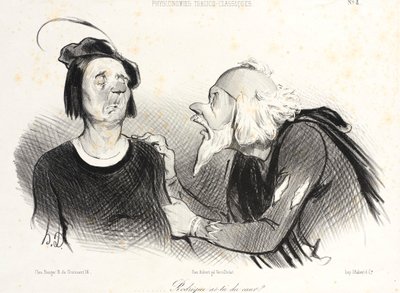 ...Rodrigue, Do You Have Heart... by Honoré Daumier
